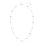 Swarovski Swarovski Collier 5733197 Una Zilverkleurig Dubbel Collier 80-90cm