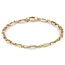 Monzario Monzario Armband 1186-A 19.5cm 14k Geelgoud Fantasieschakel 3,2mm 19.5cm