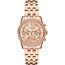 Michael Kors Michael Kors Horloge MK7531 Staal met Rosekleurige Plating met Zirkonia 35mm