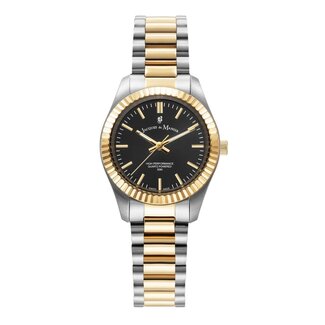 Jacques du Manoir Jacques du Manoir Horloge JWL03906 Inspiration Prime Staal Bi-color Quartz Swiss Made 50m Waterdicht 31mm
