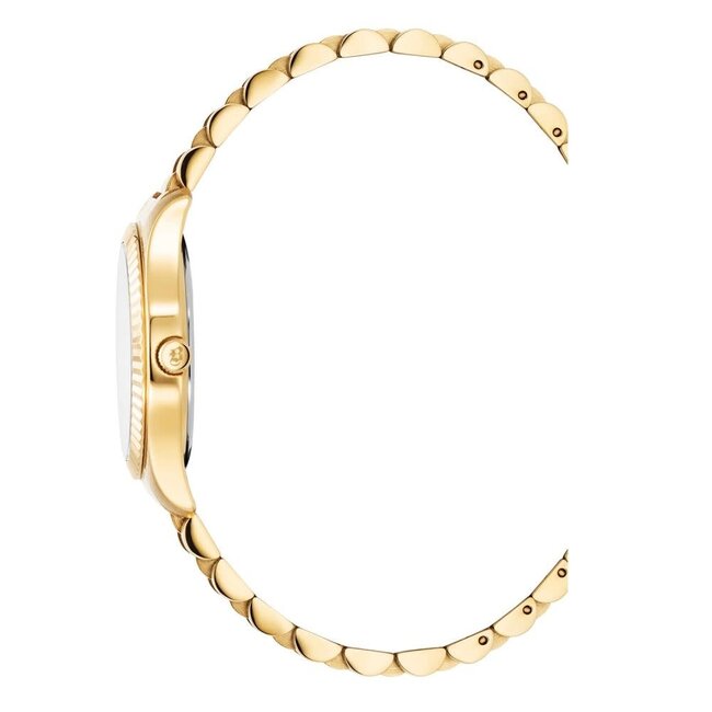 Jacques du Manoir Jacques du Manoir Horloge JWL03908 Inspiration Prime Staal met Geelgouden Plating Quartz Swiss Made 50m Waterdicht 31mm