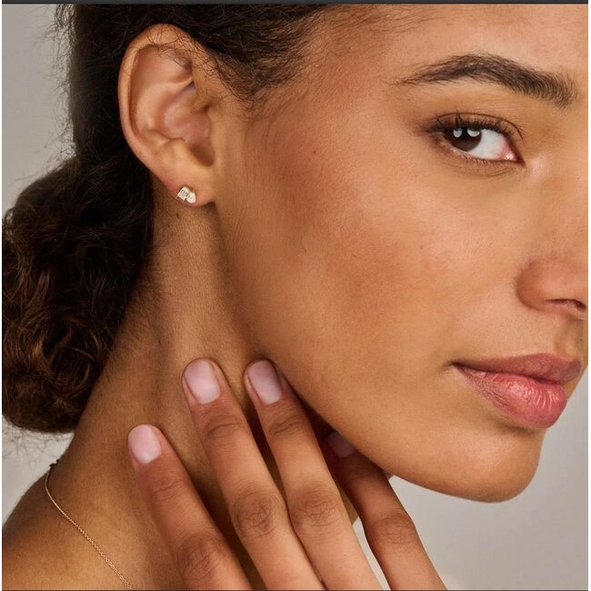 Blush Blush Oorbellen LG7027Y 14k Geelgoud met 2x0,15/2x0,10crt G VS 1 Lab Grown Diamant