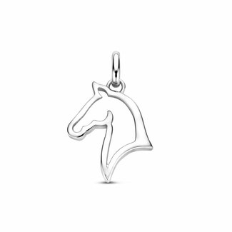 Blinckers Jewellery Huiscollectie BJ Hanger 13.41836 Zilver Paard 15.5 x 11mm