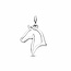 Blinckers Jewellery Huiscollectie BJ Hanger 13.41836 Zilver Paard 15.5 x 11mm