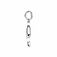 Blinckers Jewellery Huiscollectie BJ Hanger 13.41836 Zilver Paard 15.5 x 11mm