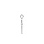 Blinckers Jewellery Huiscollectie BJ Hanger 13.36805 Zilver Kruis met Zirkonia 20 x 12.5mm