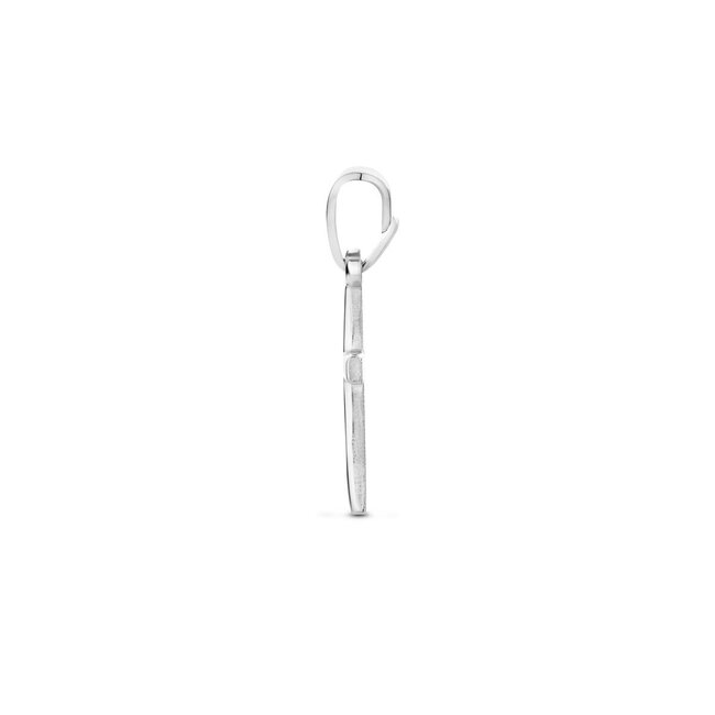 Blinckers Jewellery Huiscollectie BJ Hanger 13.40462 Zilver Kruis 13 x 9mm