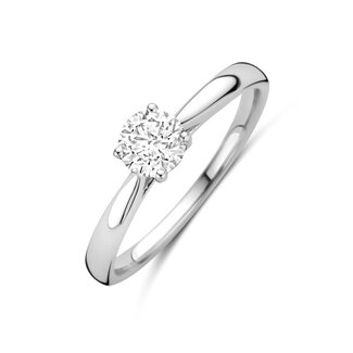 The House Of Blinckers THOB Ring 41.06449/54 14k Witgoud 0.51crt D VS1 Briljant Geslepen Labgrown Diamant IGI Maat 54