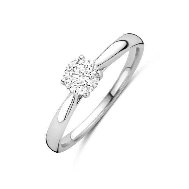 The House Of Blinckers THOB Ring 41.06449/54 14k Witgoud 0.51crt D VS1 Briljant Geslepen Labgrown Diamant IGI Maat 54