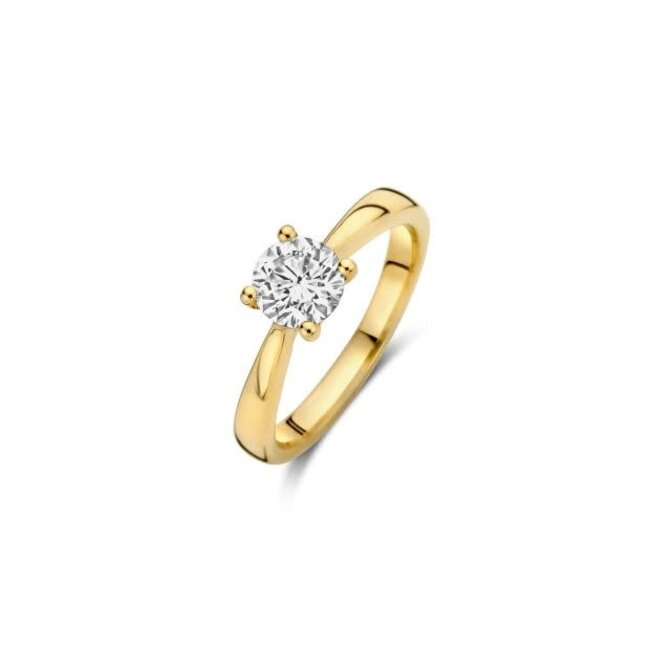 Blush Blush Ring LG1005Y/54 14k Geelgoud 1.00crt H SI Briljant Geslepen Labgrown Diamant Maat 54
