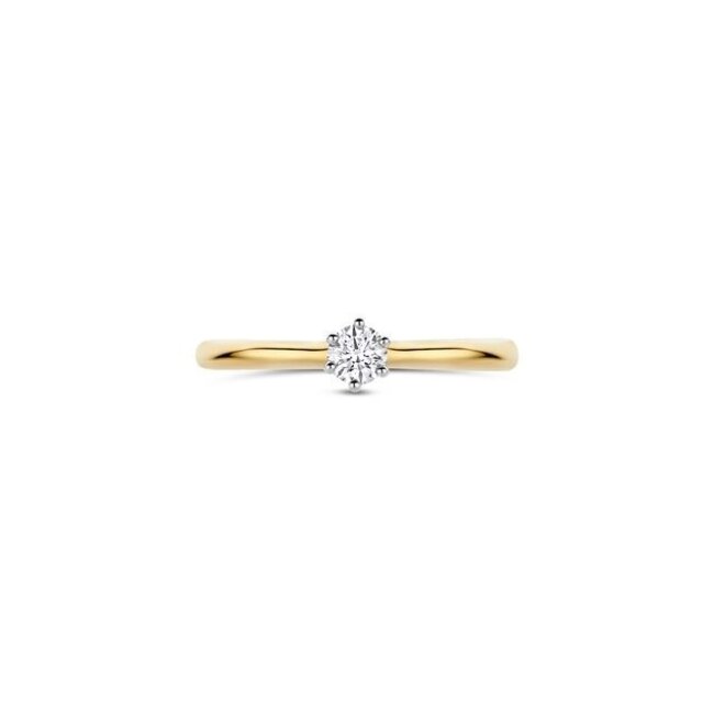 Blush Blush Ring LG1036B/54 14k Bi-color Goud 0,20crt H VS Briljant geslepen Labgrown Diamant Maat 54
