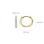 Blush Blush Oorbellen LG7029Y 14k Geelgoud 0.24crt H SI Briljant geslepen Labgrown Diamant 1.8mm x 12.5mm