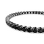 Swarovski Swarovski Armband 5696030 Tennis met Zwarte Coating en Zwart Swarovski Kristallen 17.5cm