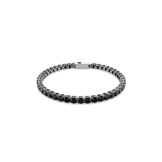 Swarovski Swarovski Armband 5696030 Tennis met Zwarte Coating en Zwart Swarovski Kristallen 17.5cm