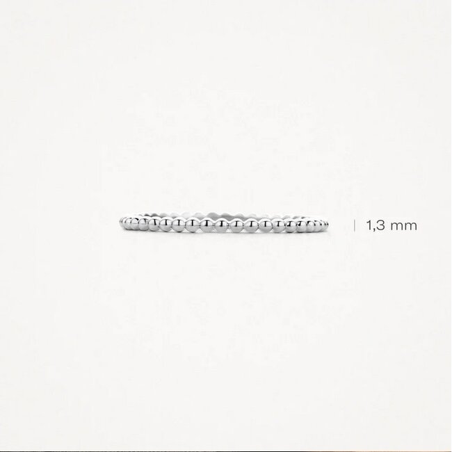 Blush Blush Ring 1195WGO/52 14k Witgoud Bolletjes Maat 52