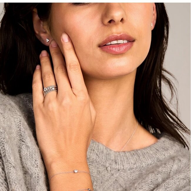 Blush Blush Ring 1195WGO/52 14k Witgoud Bolletjes Maat 52