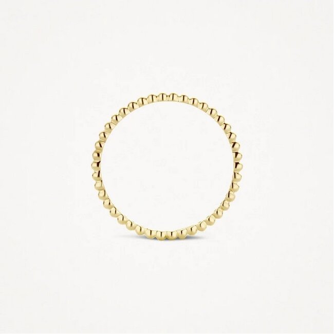Blush Blush Ring 1195YGO/54 14k Geelgoud Bolletjes Maat 54