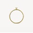 Blush Blush Solitair Ring 1200YZI/52 14k Geelgoud met Briljant geslepen Zirkonia Maat 52