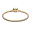 Pandora Pandora Armband 563050C00-16 Zilver met 14k Geelgouden Plating en Hart Sluiting Maat 16