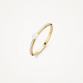 Blush Blush Ring 1213YPW/54 14k Geelgoud met Parel Maat 54