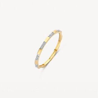 Blush Blush Ring 1260YZI/54 14k Geelgoud met Zirkonia Maat 54