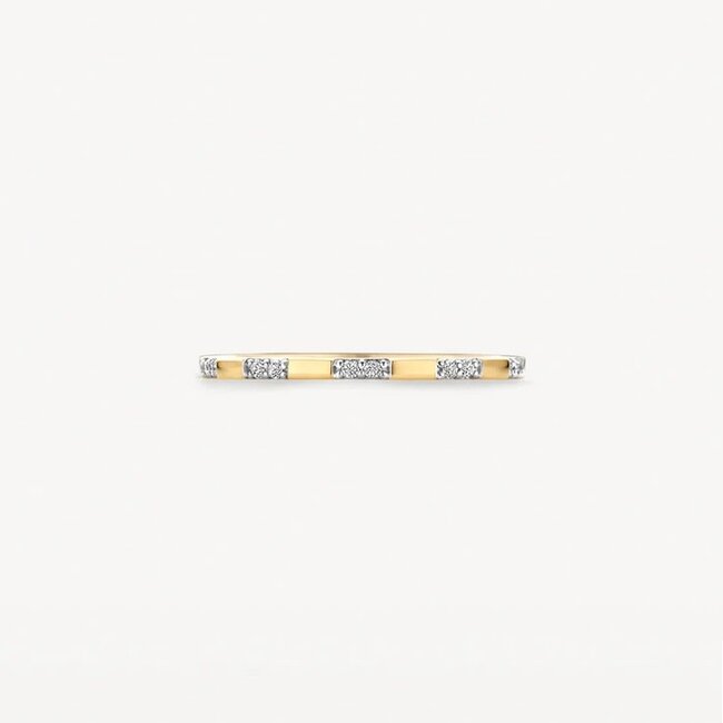 Blush Blush Ring 1260YZI/54 14k Geelgoud met Zirkonia Maat 54