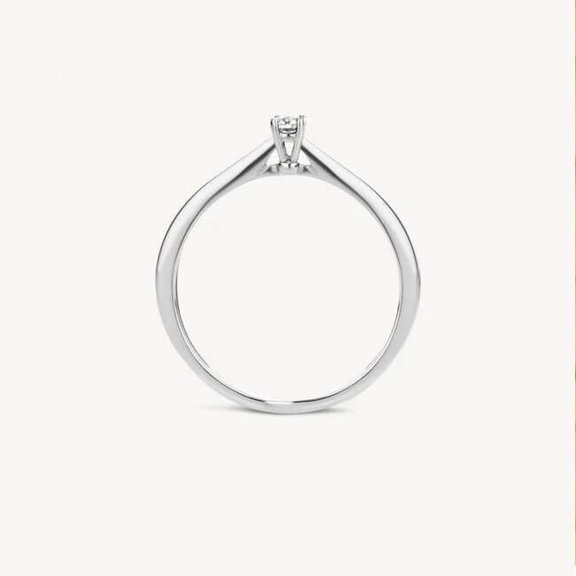 Blush 1621WDI/54 Ring 14 krt witgoud met diamant maat 54