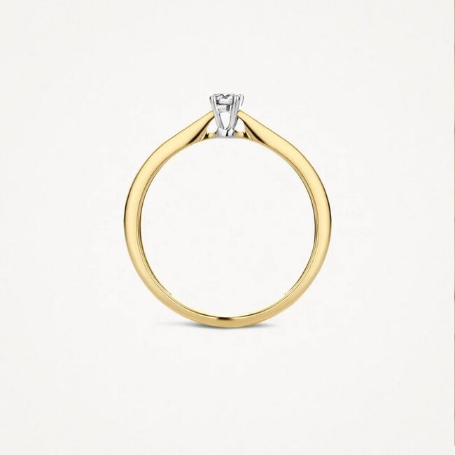 Blush 1622BDI/54 Ring 14 krt geelgoud met Diamant maat 54