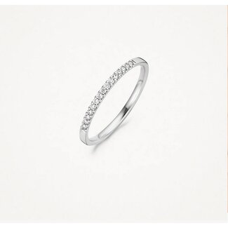 Blush Blush Ring 1626WDI/54 14k Witgoud 0,10crt G SI met Briljant geslepen Diamant Maat 54