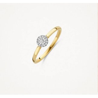 Blush Blush Ring 1648BDI/54 14k Geelgoud 0,15crt G SI Briljant geslepen Diamant Maat 54