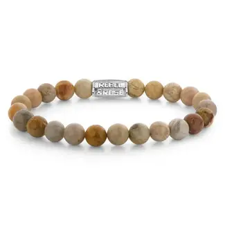 Rebel & Rose Rebel & Rose Armband RR-80121-S-L Desert Storm 8mm Maat L