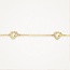 Blush Blush Armband 2211YZI 14k Geelgoud met Zirkonia Hartjes
