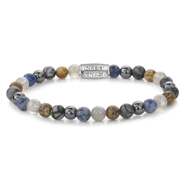 Rebel & Rose Rebel & Rose Armband RR-60134-S-L Sunny Days 6mm Maat L