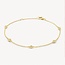 Blush Blush Armband 2213YZI 14k Geelgoud Rondjes met Briljant geslepen Zirkonia 18,5cm
