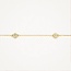 Blush Blush Armband 2213YZI 14k Geelgoud Rondjes met Briljant geslepen Zirkonia 18,5cm