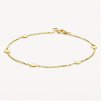 Blush Blush Armband 2222YGO 14k Geelgoud met Rondjes 18,5cm