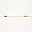 Blush Blush Armband 2222YGO 14k Geelgoud met Rondjes 18,5cm