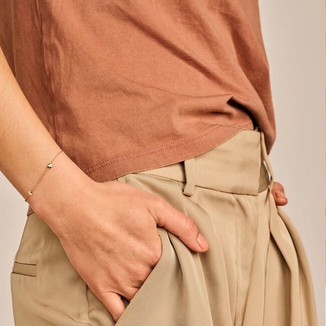 Blush Blush Armband 2222YGO 14k Geelgoud met Rondjes 18,5cm