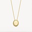 Blush Blush Collier 3123YGO 14 k Geelgoud  met Ovale Gladde Hanger 42cm