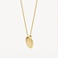 Blush Blush Collier 3123YGO 14 k Geelgoud  met Ovale Gladde Hanger 42cm