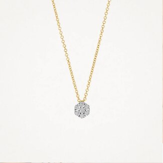 Blush Blush Collier 3616BDI 14k Geelgoud met 0,09crt H SI Brijant geslepen Diamant 42cm