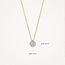 Blush Blush Collier 3616BDI 14k Geelgoud met 0,09crt H SI Brijant geslepen Diamant 42cm