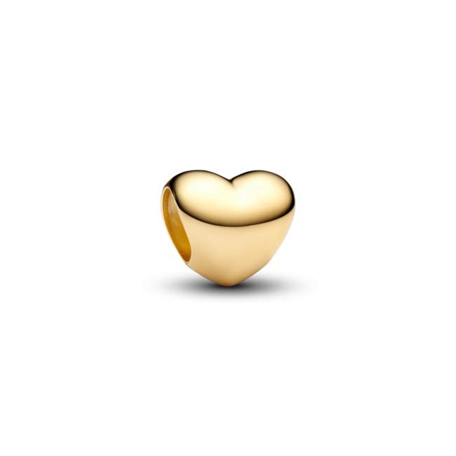 Pandora Pandora Bedel 763998C00 Zilver met Geelgouden Plating Hart Mini