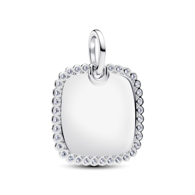 Pandora Pandora Hanger 394009C01 Zilver Graveerbaar met Zirkonia