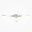 Blush Blush Ring LG1039Y/54  Lab Diamonds 14k Geelgoud 0.35crt 2x 0.10crt Maat 54