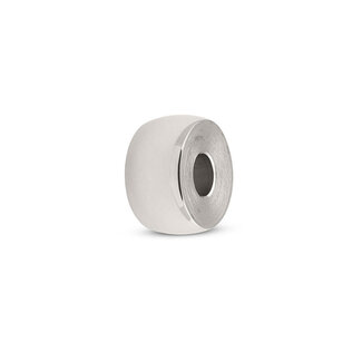AF Bedel MB009 Zilver As Gedenksieraad Rond Glimmend 14mm