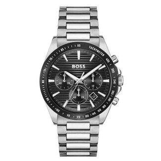 BOSS BOSS Horloge HB1514290 Strike Staal Quartz Chronograaf 50m Waterdicht 41mm