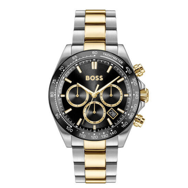 BOSS BOSS Horloge HB1514269 Hero 2.0 Staal Bi-color Quartz Chronograaf 50m Waterdicht 43mm