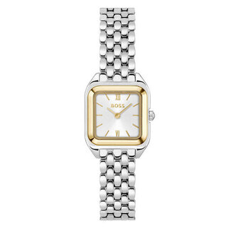 BOSS BOSS Horloge HB1502821 Mae Petite Staal Bi-color Quartz 22 x 22.5mm