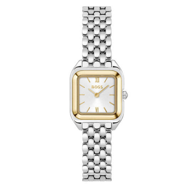 BOSS BOSS Horloge HB1502821 Mae Petite Staal Bi-color Quartz 22 x 22.5mm